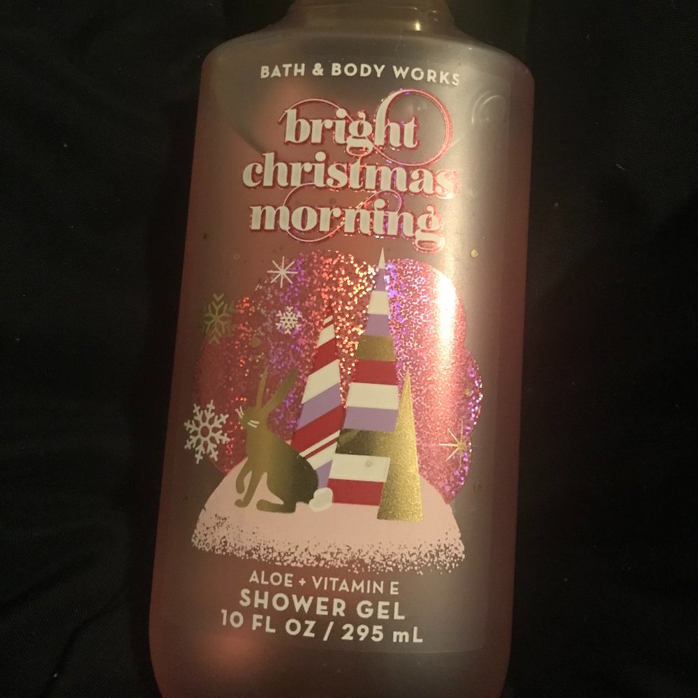 Bright Christmas Morning Bath and Body Works shower gel